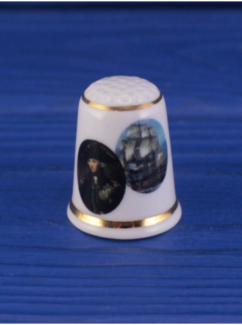Коллекционный наперсток Bicentennial of The Battle of Trafalgar, выпущенный в 2005 году честь двухсотлетия Трафальгарской битвы