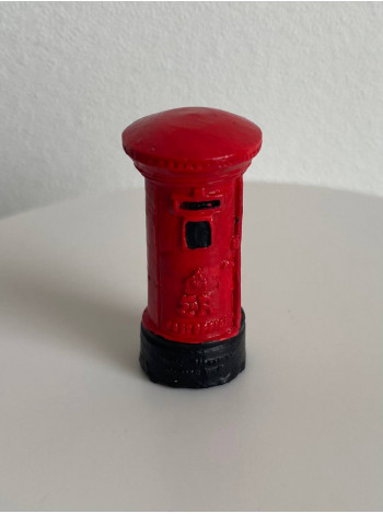 Винтажный коллекционный наперсток The E II R Pillar Box, выпущенный Milestones в виде почтового ящика