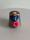 Винтажный коллекционный наперсток из пьютера Climbing Clown, выпущенный Brieth Design