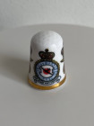 Коллекционный наперсток R.A.F. Insignia - Battle of Britain 1940-1990, выпущенный в августе 1990 года специально для Thimble Collector Guild. Декорирован золотом 22К