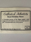 Коллекционный наперсток Royal Birthday Roses, выпущенный в март 2006 года специально для Thimble Collector Guild к 80-летию Елизаветы Второй