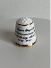 Коллекционный наперсток Royal Birthday Roses, выпущенный в март 2006 года специально для Thimble Collector Guild к 80-летию Елизаветы Второй