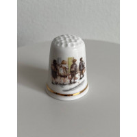 Коллекционный наперсток WWII Series The Evacuees, выпущенный специально для Thimble Collector Guild