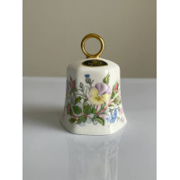 Aynsley колокольчик Wild Tudor, винтажный, фарфоровый, коллекционный