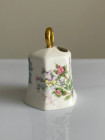 Aynsley колокольчик Wild Tudor, винтажный, фарфоровый, коллекционный
