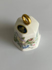 Aynsley колокольчик Wild Tudor, винтажный, фарфоровый, коллекционный