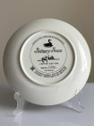 Franklin Mint тарелка Solitary Swan, винтажная, коллекционная, фарфоровая