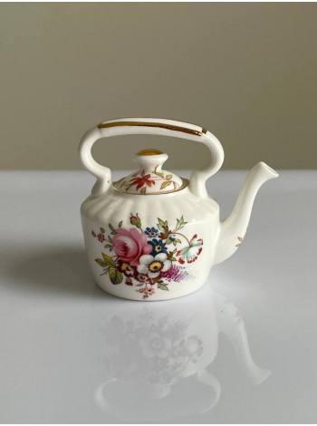 Hammersley чайник миниатюрный, винтажный, коллекционный, фарфоровый