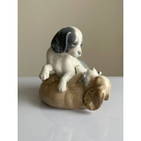 Nao, Lladro статуэтка собаки, щенки, винтажная, коллекционная, фарфоровая