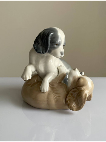 Nao, Lladro статуэтка собаки, щенки, винтажная, коллекционная, фарфоровая