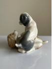 Nao, Lladro статуэтка собаки, щенки, винтажная, коллекционная, фарфоровая