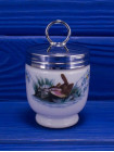 Royal Worcester кодлер дизайна Birds, английский коддлер на одно яйцо, винтажный, 1950-1983 годы