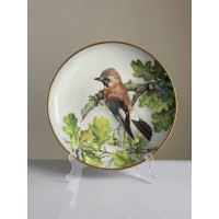 Franklin Mint, Limoges, Haviland тарелка Northern Shoveler, сойка, винтажная, фарфоровая