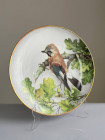 Franklin Mint, Limoges, Haviland тарелка Northern Shoveler, сойка, винтажная, фарфоровая