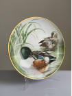 Franklin Mint, Limoges, Haviland тарелка Northern Shoveler, утка, винтажная, фарфоровая