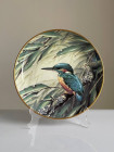 Wedgwood тарелка Kingfisher, зимородок, винтажная, фарфоровая