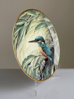 Wedgwood тарелка Kingfisher, зимородок, винтажная, фарфоровая