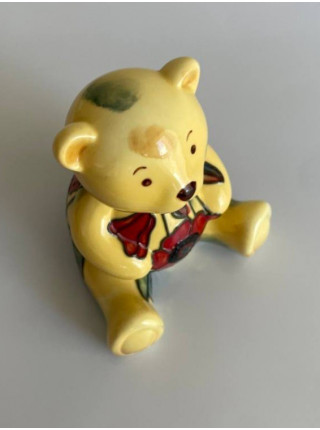 Винтажная коллекционная фигурка, статуэтка медведя (мишки) дизайна Yellow Red Poppy от Old Tupton Ware