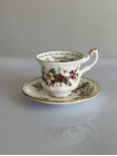 Royal Albert чайная пара December, Декабрь, миниатюра, винтажная, коллекционная