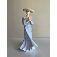 Coalport статуэтка Jeanette, фигуринка David Shilling Collection, винтажная, коллекционная, фарфоровая
