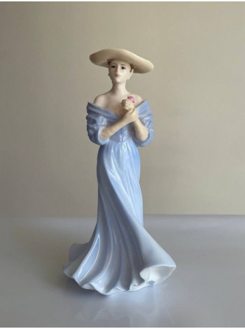 Coalport статуэтка Jeanette, фигуринка David Shilling Collection, винтажная, коллекционная, фарфоровая