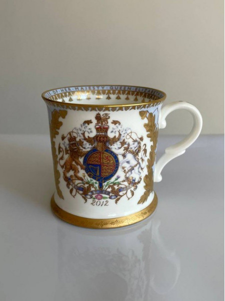 Buckingham Palace кружка, чашка Diamond Jubilee, коллекционная, фарфоровая