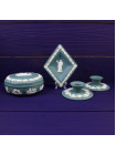 Подсвечники Wedgwood темно-изумрудного цвета