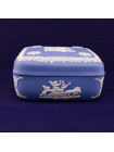 Шкатулка Wedgwood квадратная голубой Jasper