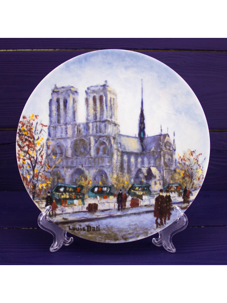 Тарелка LIMOGES №AX 756 "LE CATHEDRALE NOTRE-DAME"